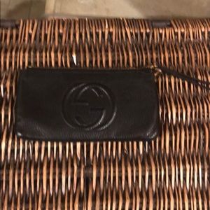 Gucci clutch. New condition. Paid $500 new